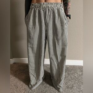 Wide leg maxi pants